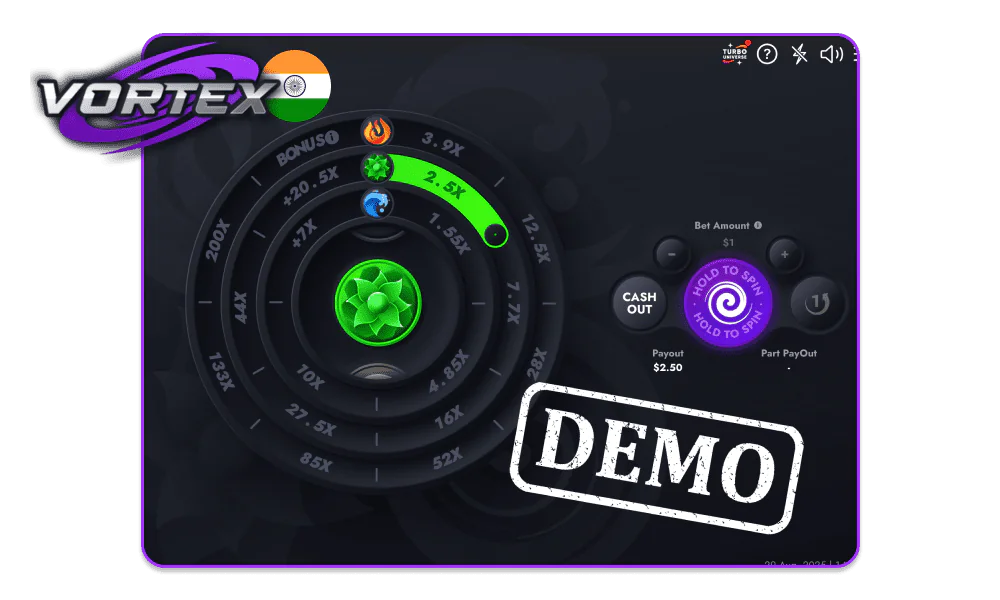 Play the demo version of Vortex for free
