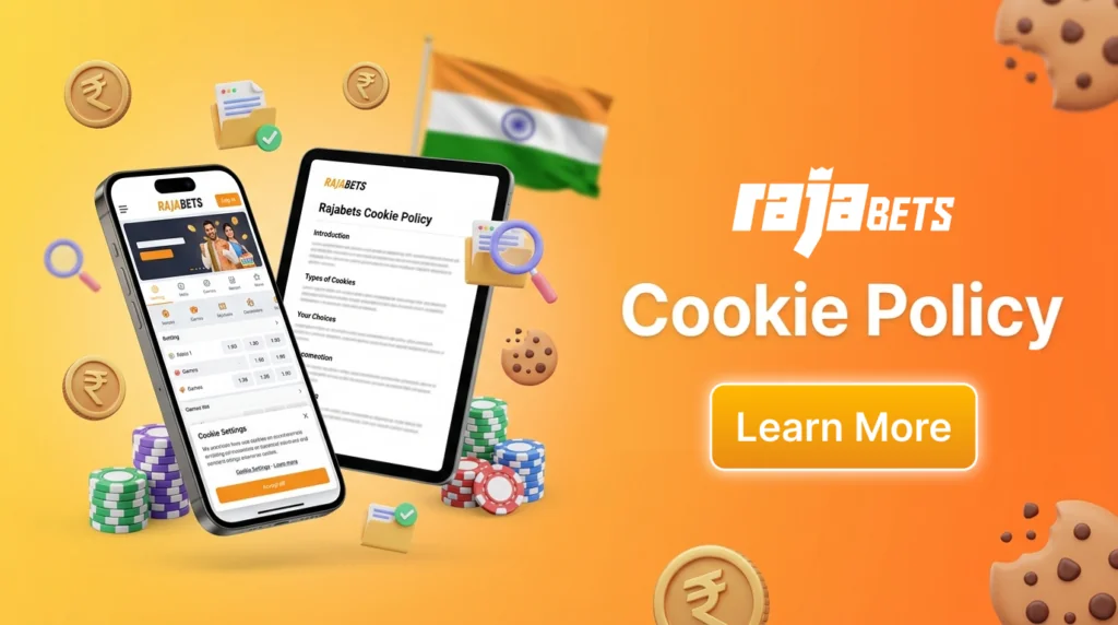 Usage of Cookies for Indian players and bettors at Rajabets